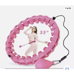 Infinity Fitness Hoop Plus Size For Adults Exercise Weight Los Pink NEW In Box