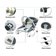 Baby Seat 2-IN-1 Bouncer and Infant Rocker