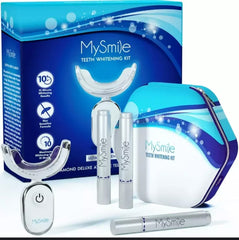 MySmile Flagship 3pc 18m; Teeth Whitening Kit with 28-LED Power Light Whitener