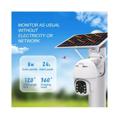 4G Version Camera PTZ Security Camera 2MP Solar Camera Wireless Security Cam