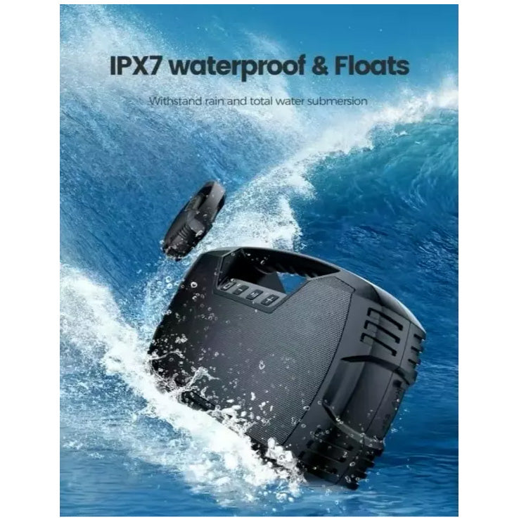 Bluetooth Speaker 40W, IPX7 Waterproof Wireless Outdoor Speaker